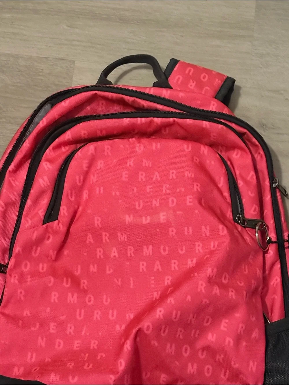 Under Armour Pink and Black Backpack